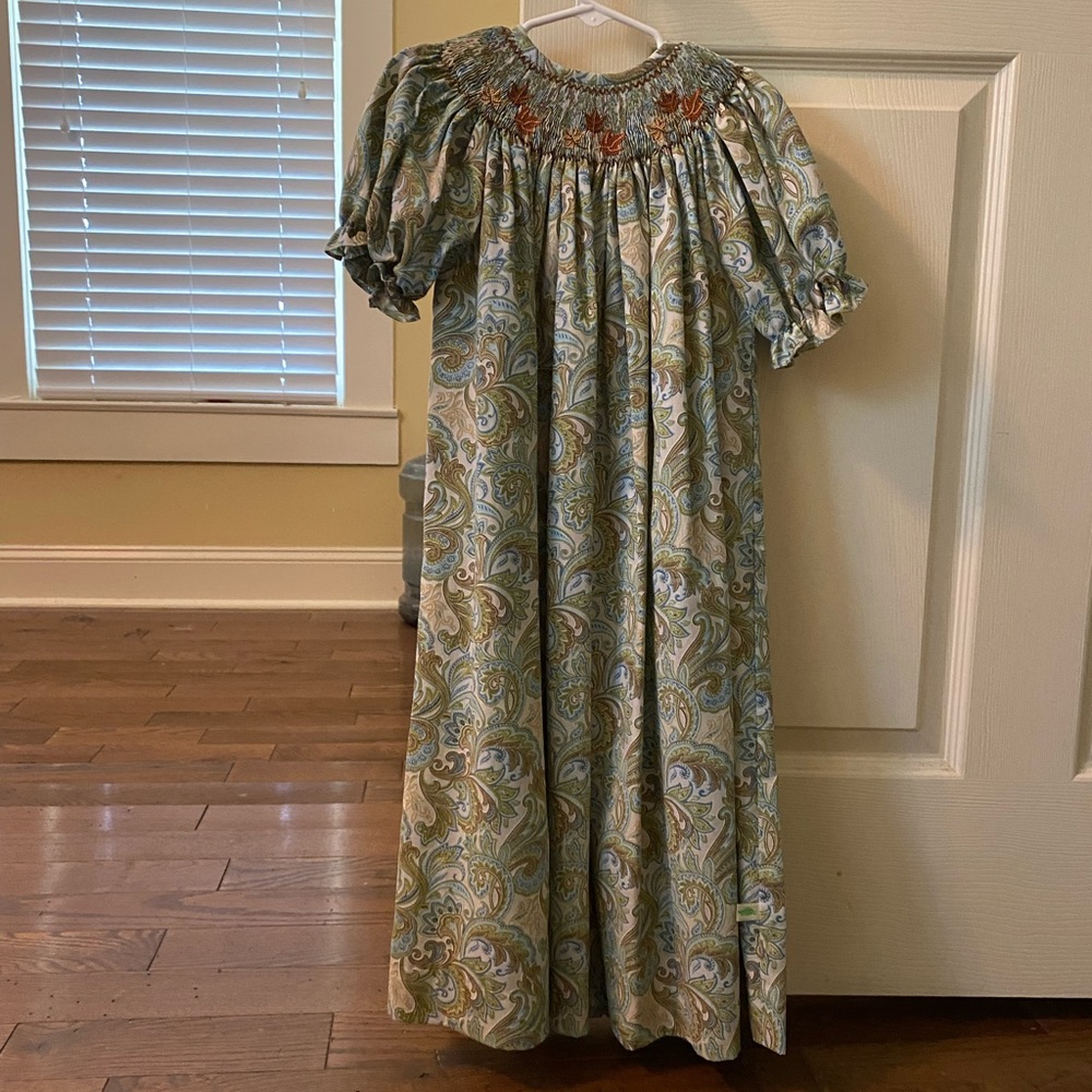Lolly Wolly Doodle Smocked Dress size 6